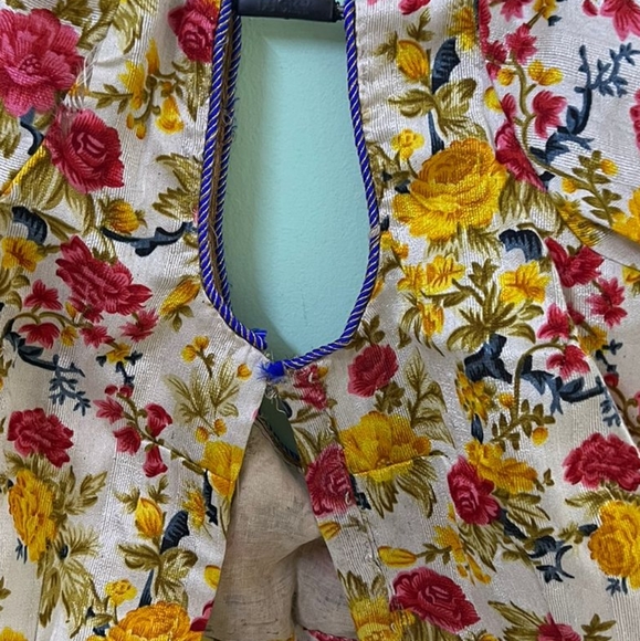 Bollywood half blue &half net saree with printed petticoat & blouse 💕 - Picture 8 of 11